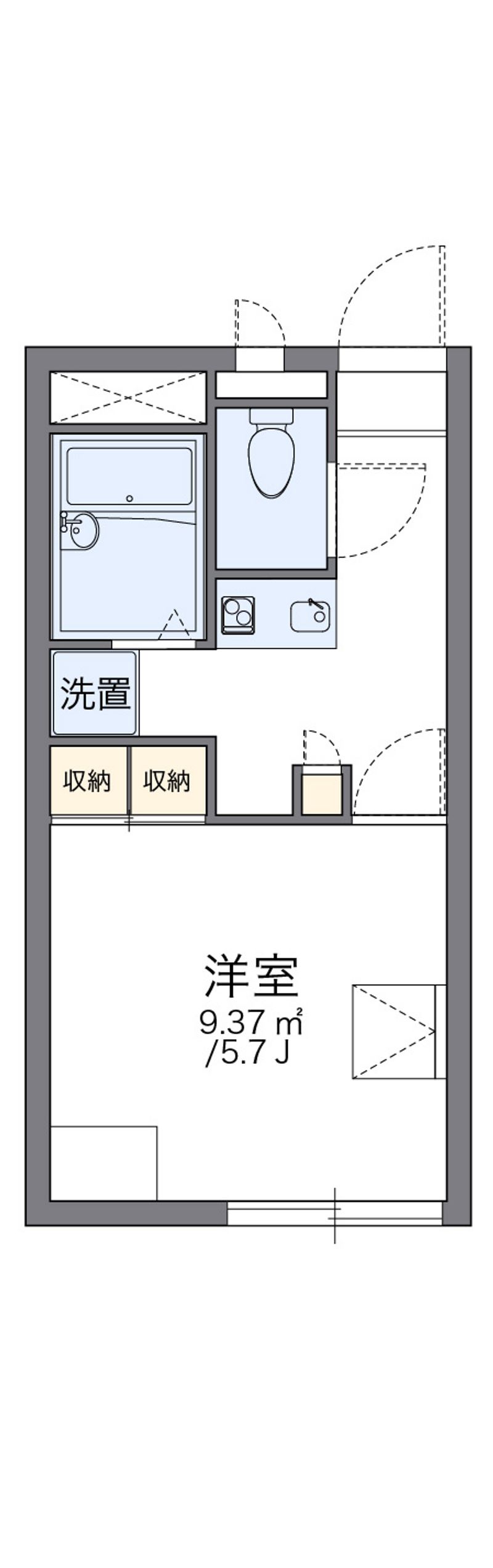 レオパレススカイピア 間取図