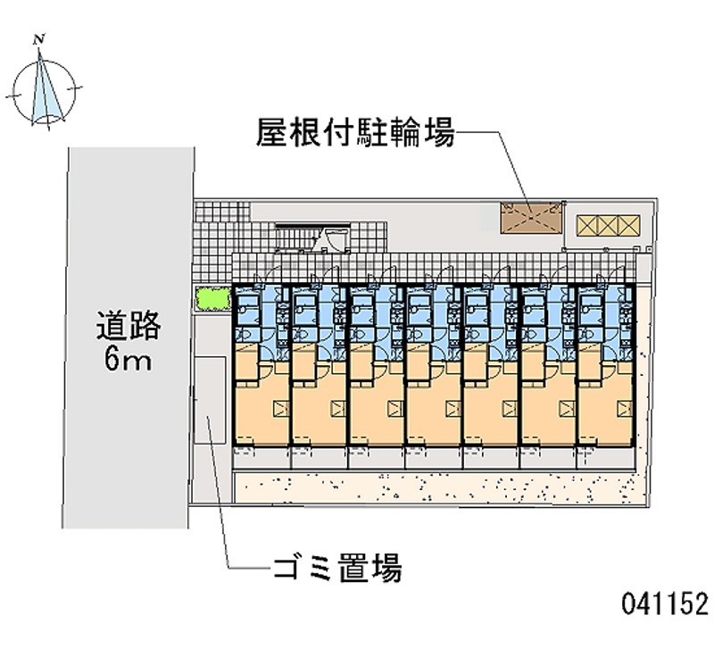 レオパレスボンヌール 区画図