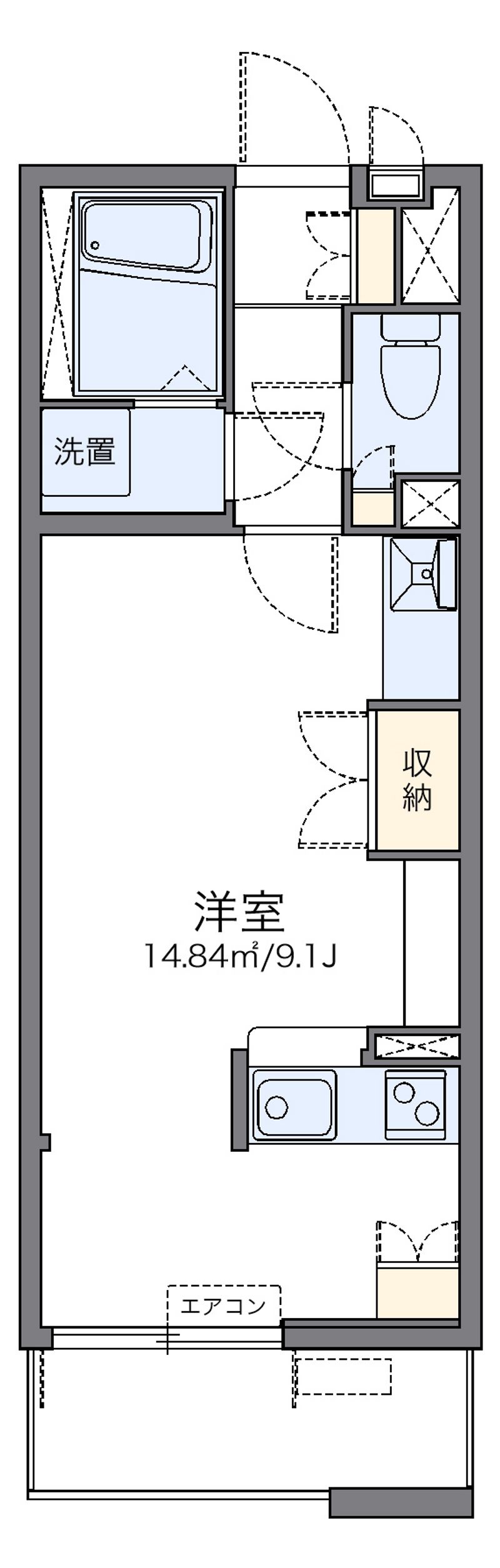 レオネクスト舞浜Ⅱ 間取図