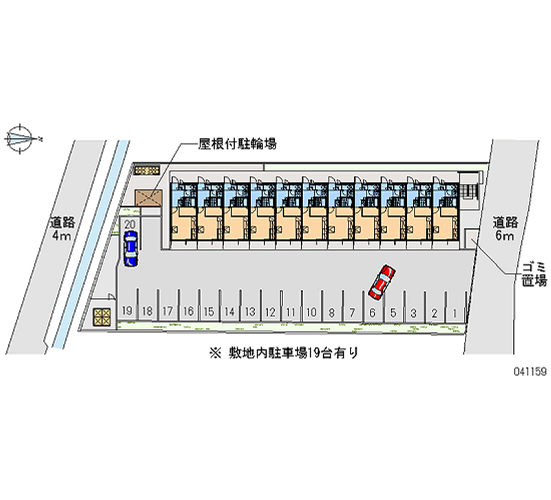 41159 Monthly parking lot