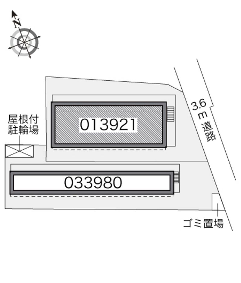 レオパレスソレイユ 配置図