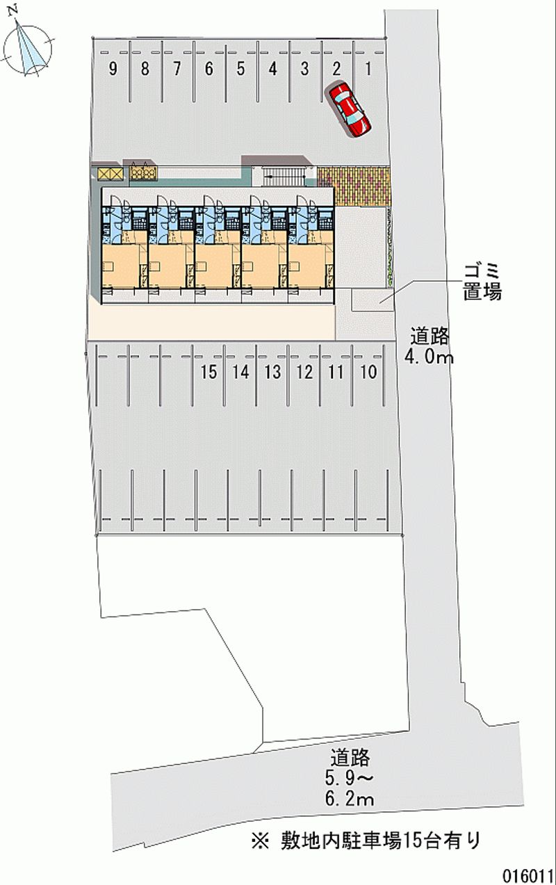 レオパレス浜野一丁目 月極駐車場