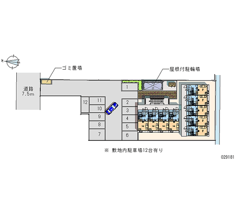 29181月租停车场