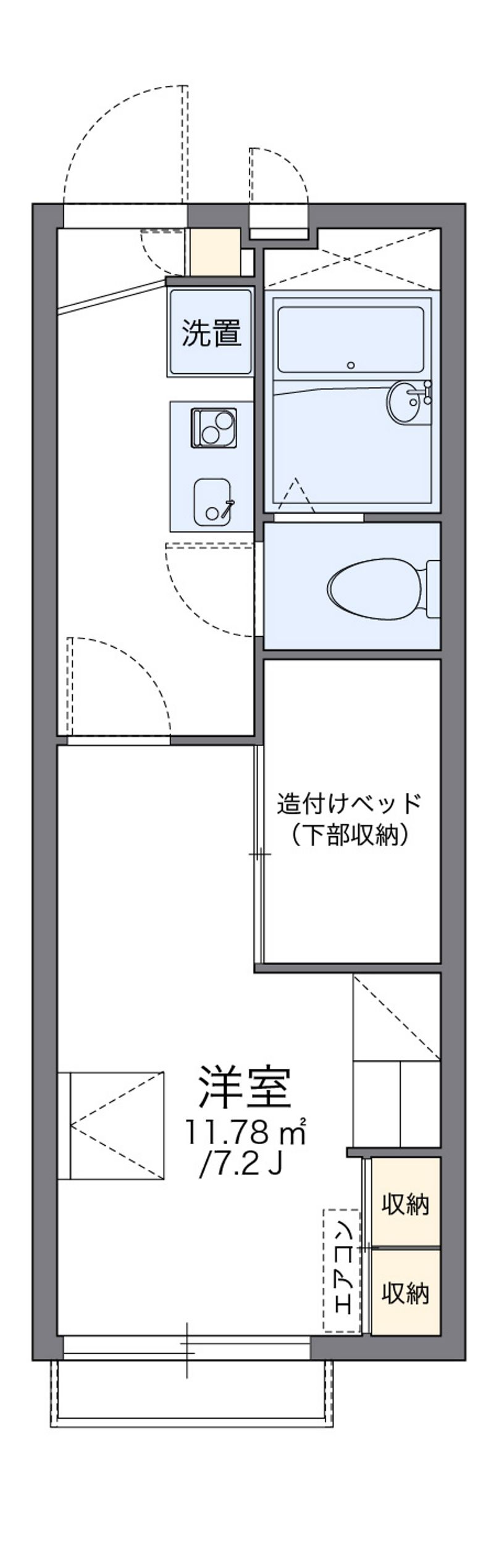 レオパレスＳＡＫＡＥⅡ 間取図