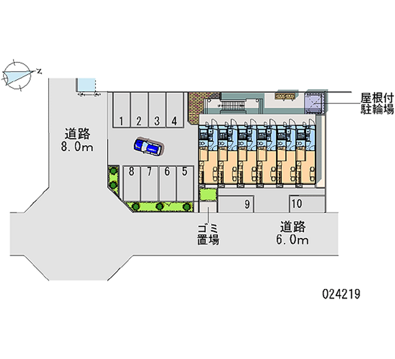 レオパレスねおびーんず 月極駐車場