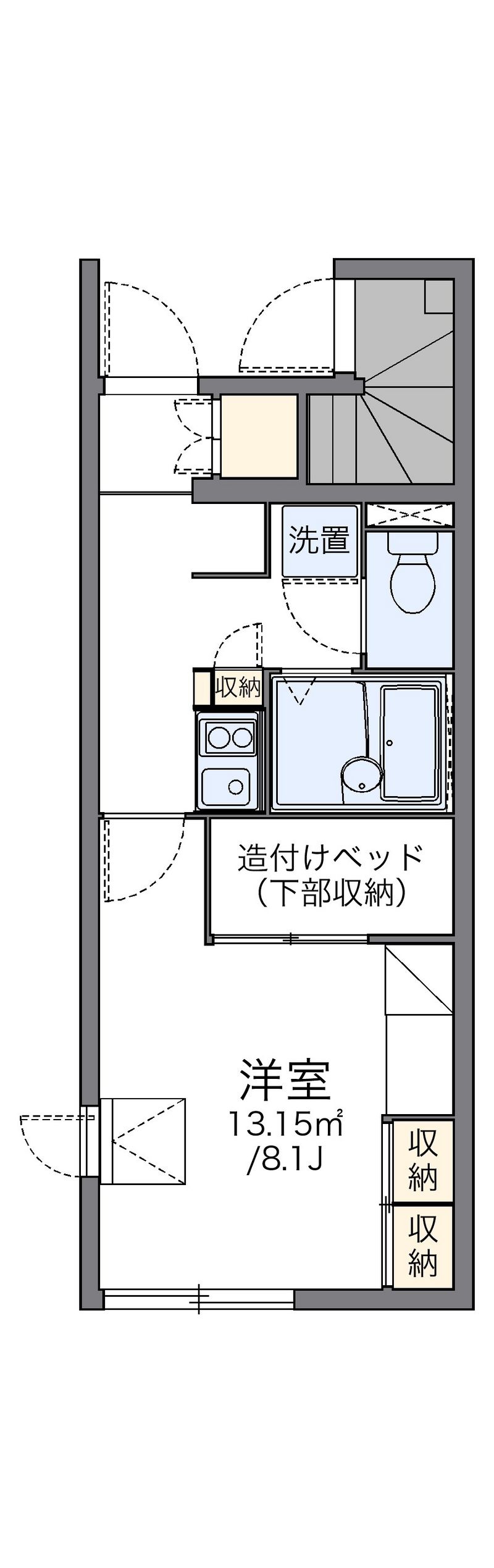 レオパレスウェンブリー 間取図