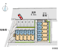 レオパレスクレスト 区画図