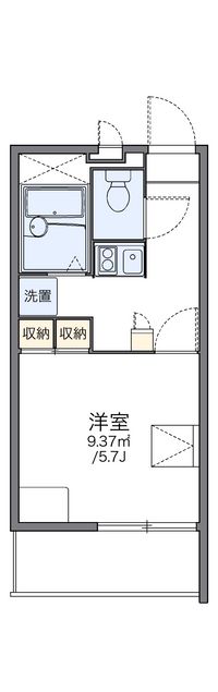 レオパレスグランシャリオ 間取り図