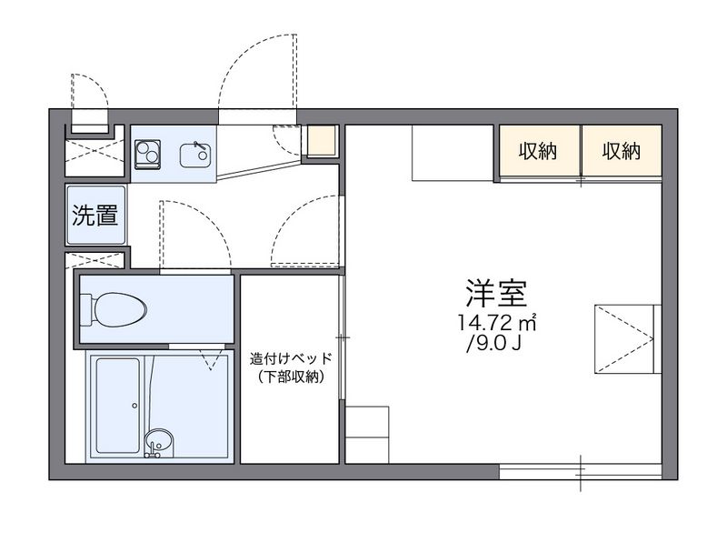 レオパレスまさご 間取図