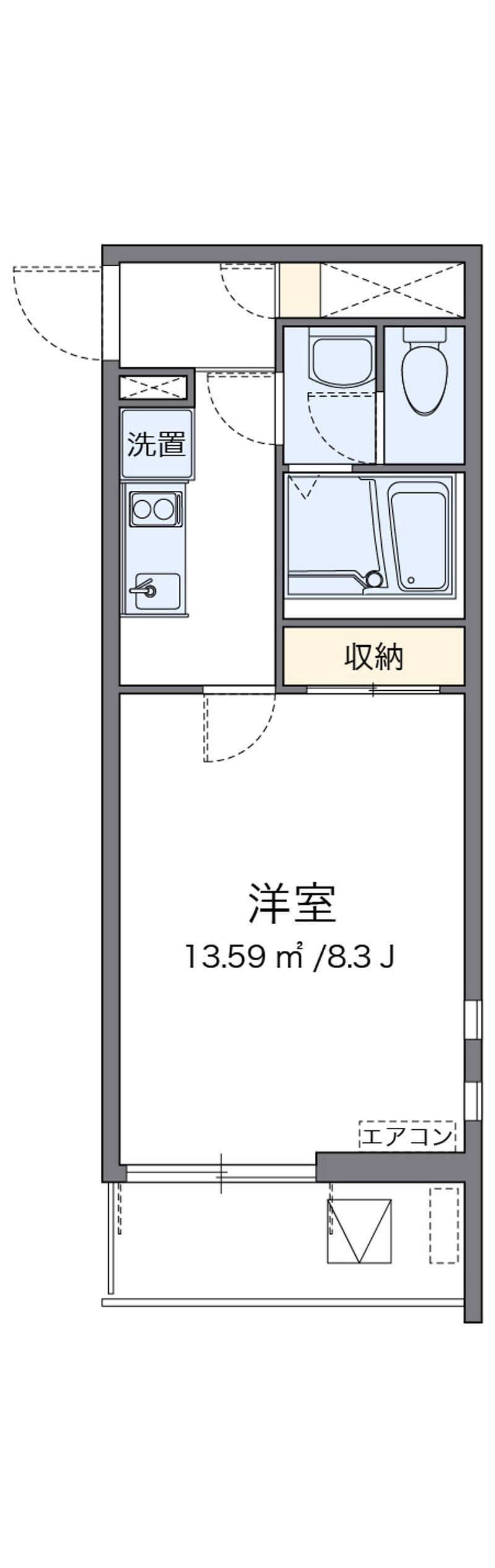 クレイノボンヌシャンス 間取図