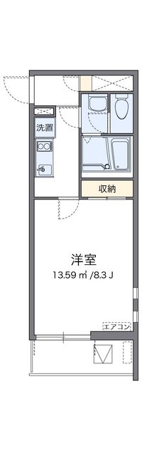 クレイノボンヌシャンス 間取図