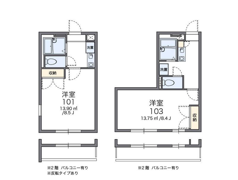 レオパレスＢｏｎｈｅｕｒ 間取図