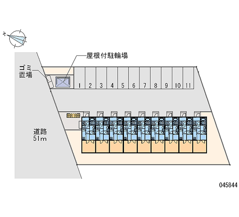 45844月租停车场