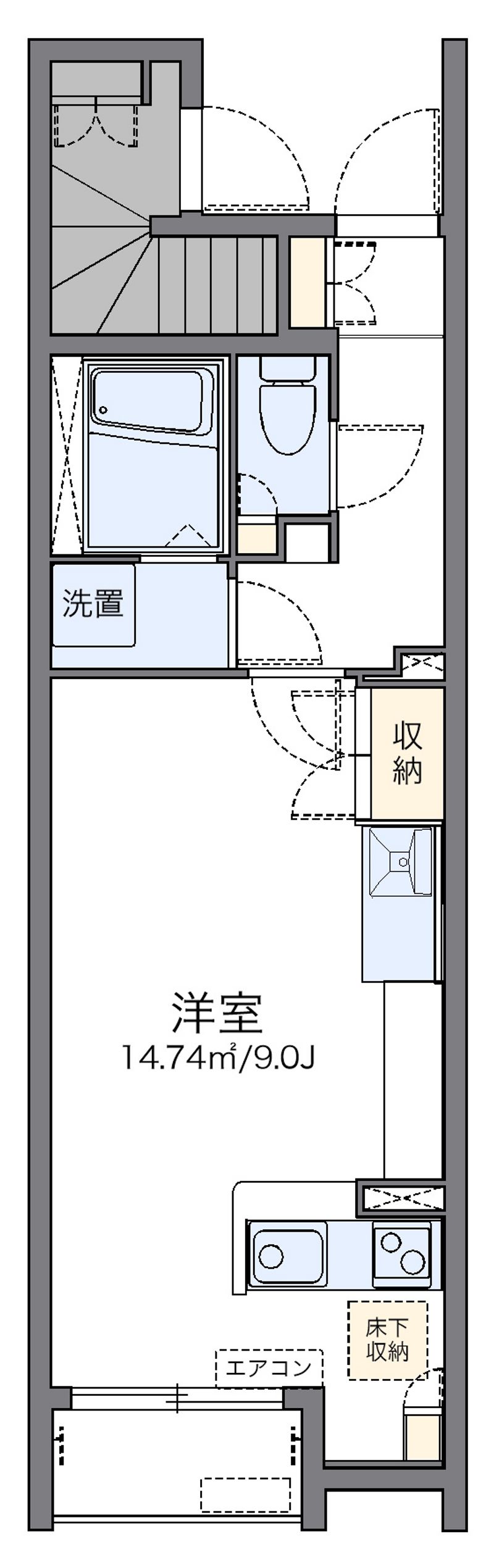 レオネクストポムールⅠ 間取図