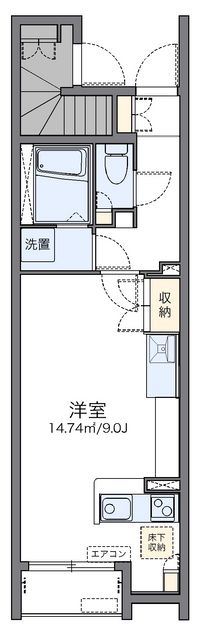 レオネクストポムールⅠ 間取り図