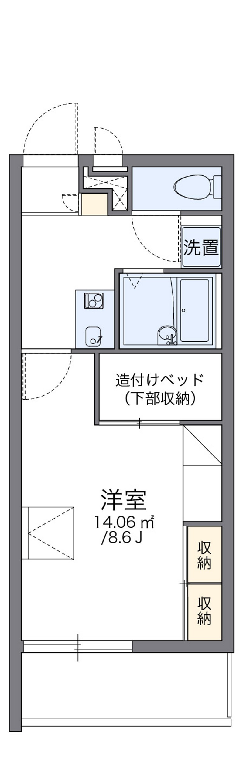 レオパレスＥＳＰＯＩＲ 間取り