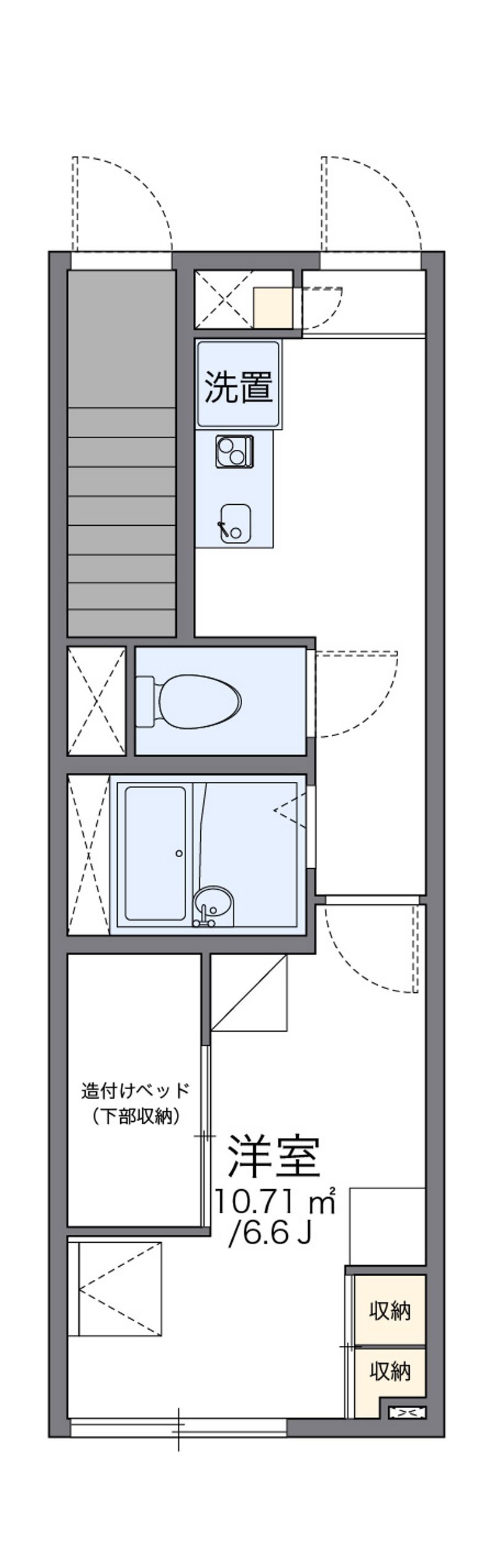 レオパレスルーチェ 間取図