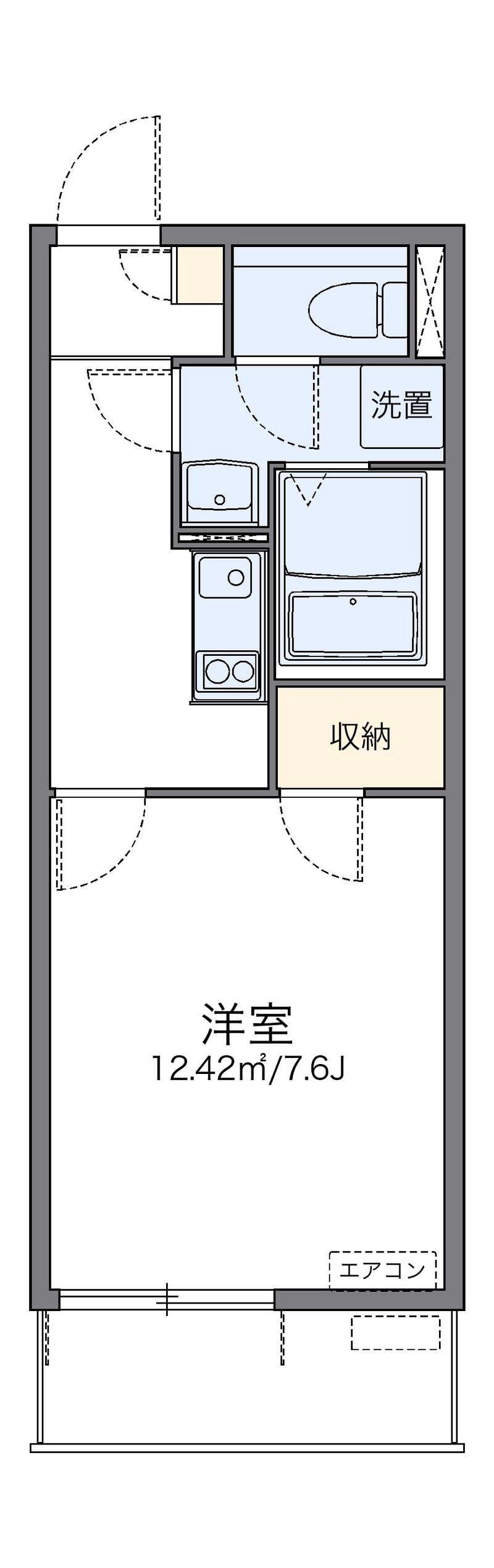 レオネクストＭＩＹＡＭＡ 間取図