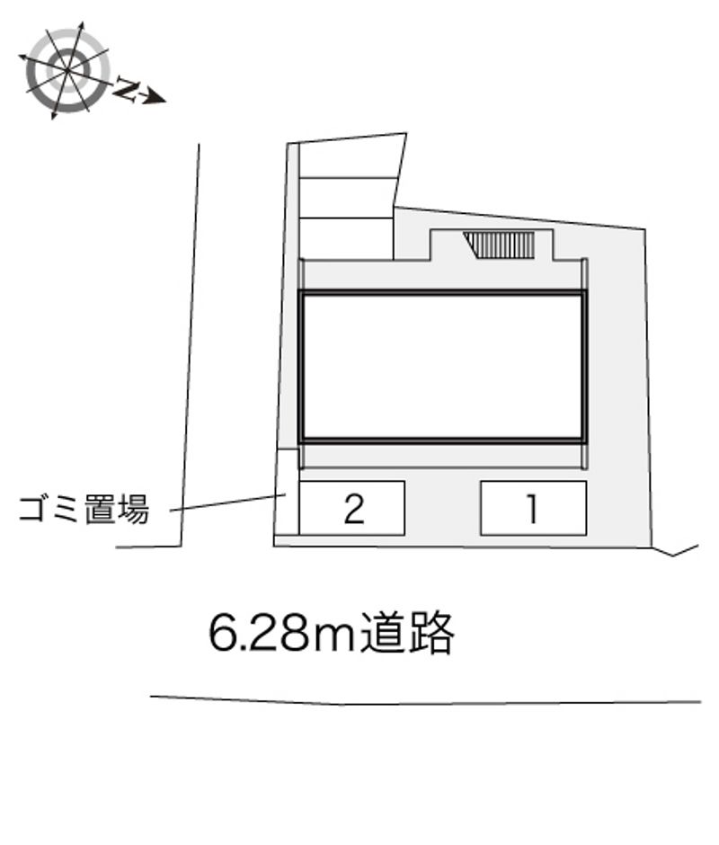レオパレスＷＡＫＡＫＵＳＡ 配置図