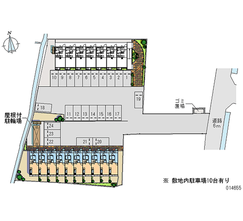 14655 Monthly parking lot