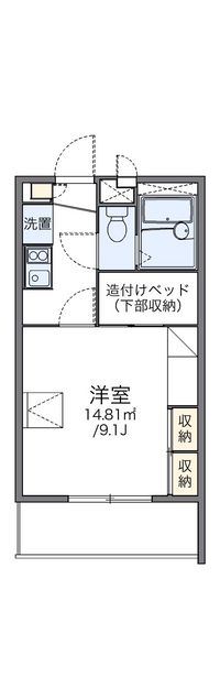 レオパレス川添 間取り図