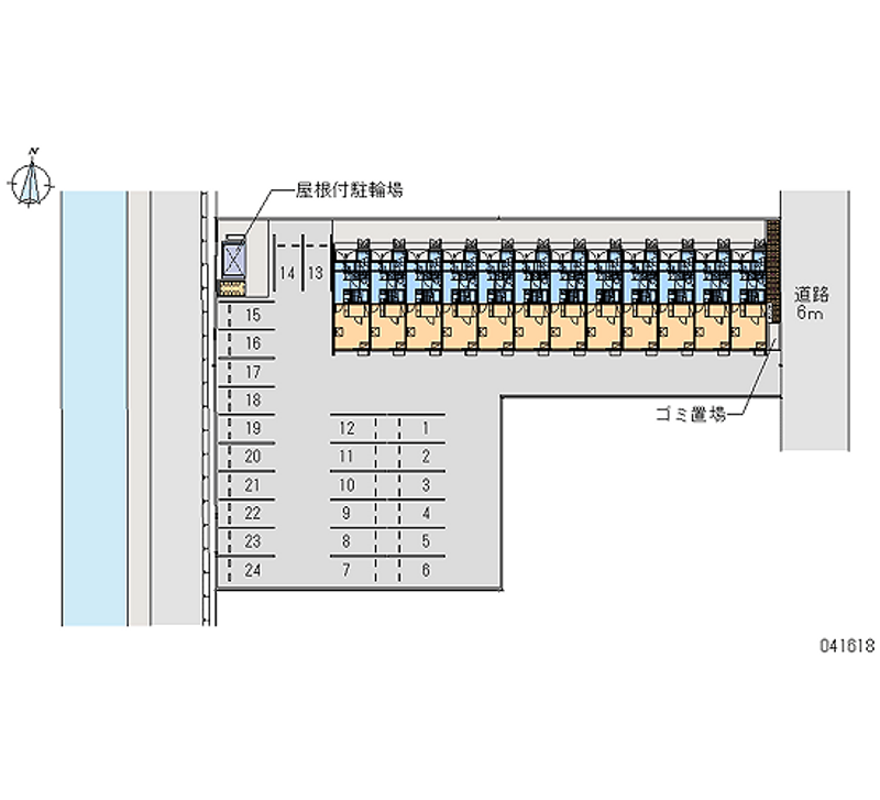 41618 bãi đậu xe hàng tháng