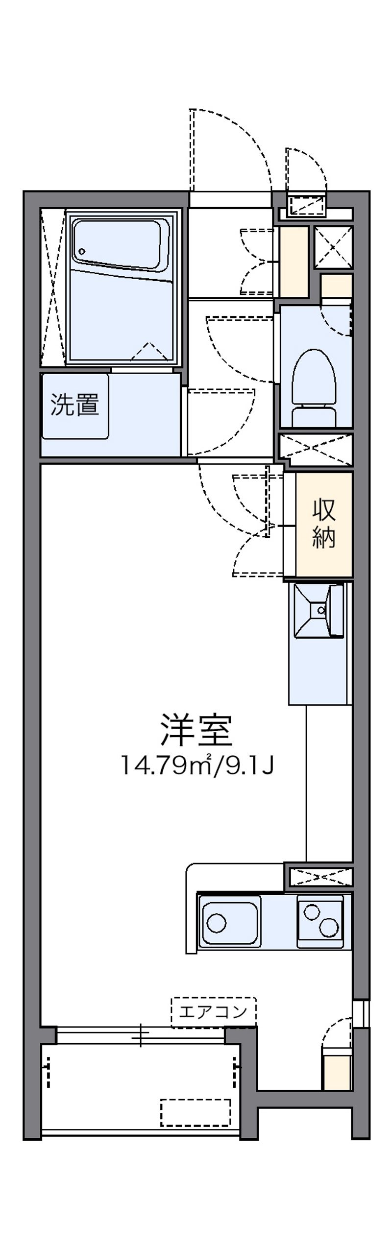 レオネクストファミリーⅡ 間取図