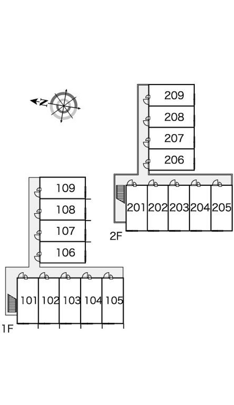 レオパレス大石 間取配置図