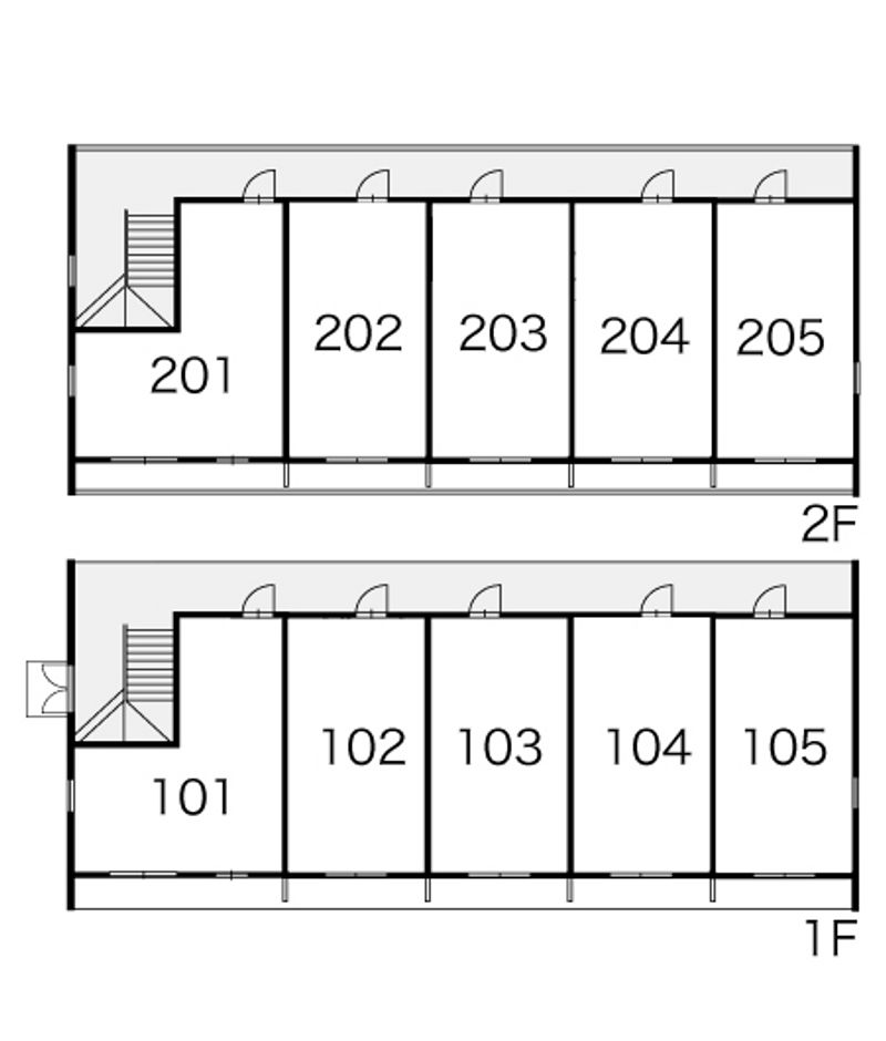 レオパレス高萬 間取配置図