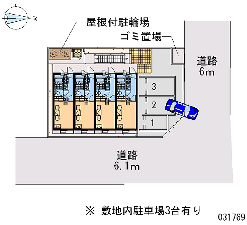 レオパレスビーンズＳＫ 区画図