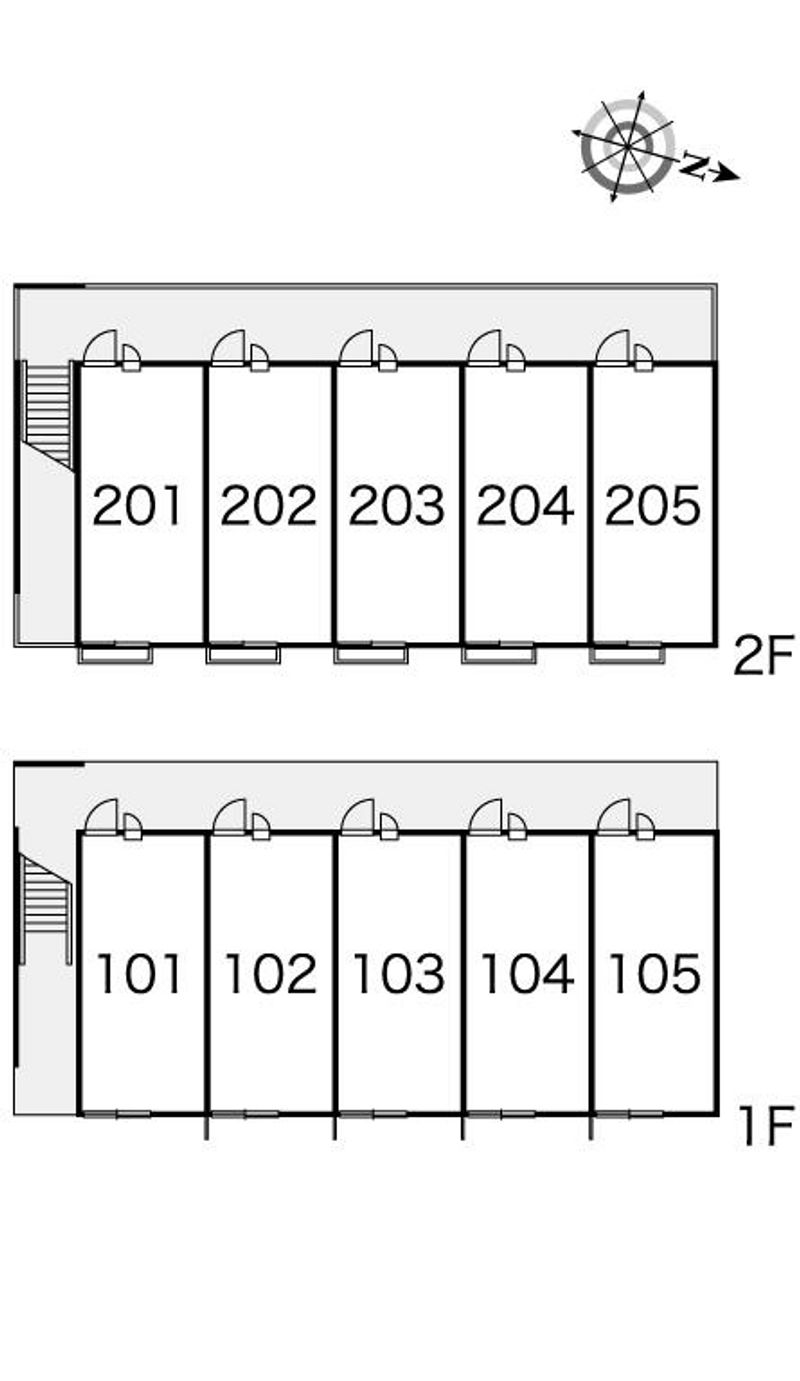 レオパレスとよしま 間取り配置図