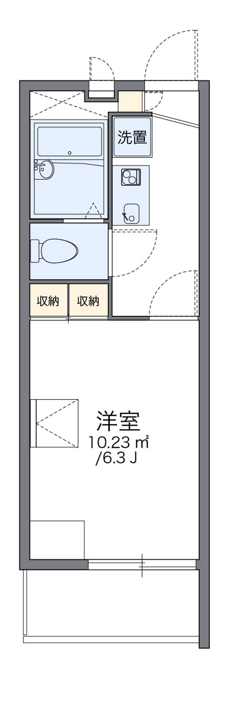 レオパレス新森 間取図