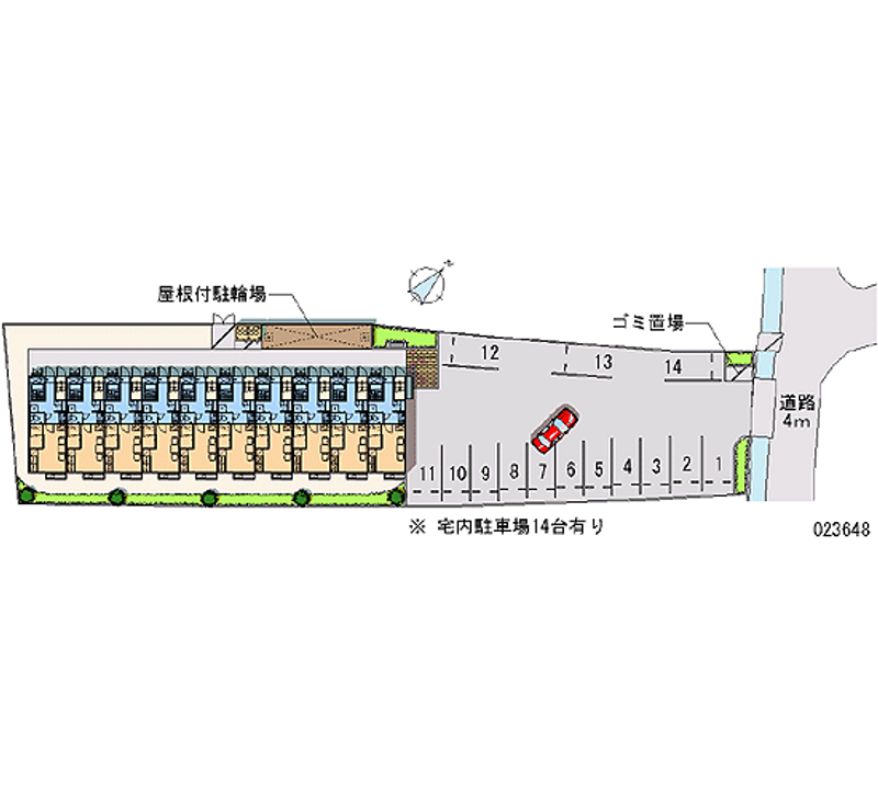 23648月租停车场