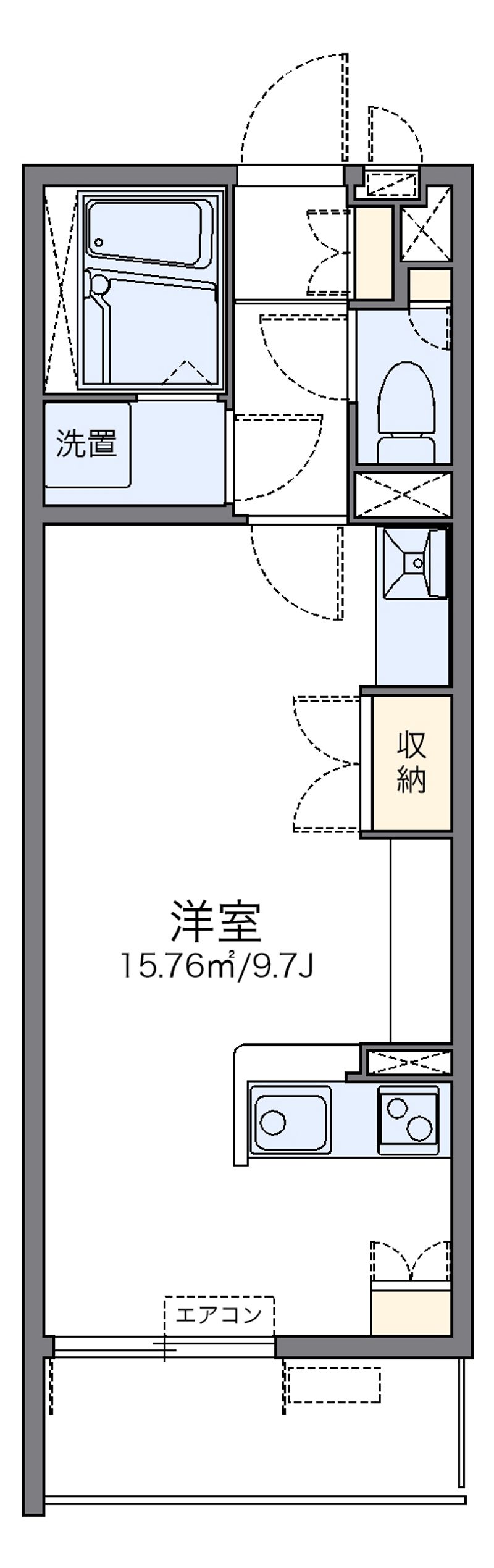 レオネクストアシュ 間取図