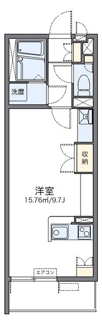 レオネクストアシュ 間取り図