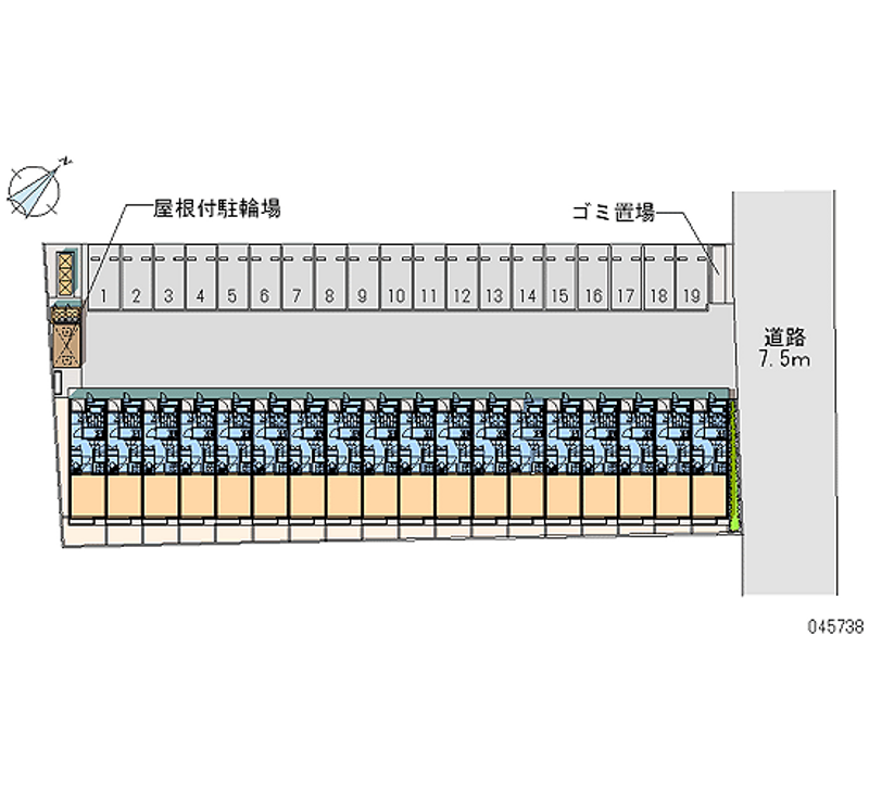 レオネクストレリーフ 月極駐車場