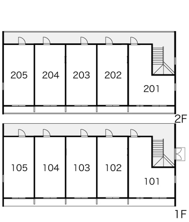 レオパレスさくら 間取配置図