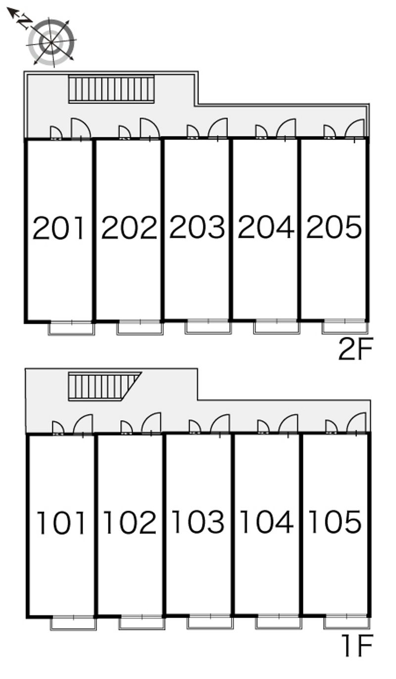 レオパレス原 間取配置図