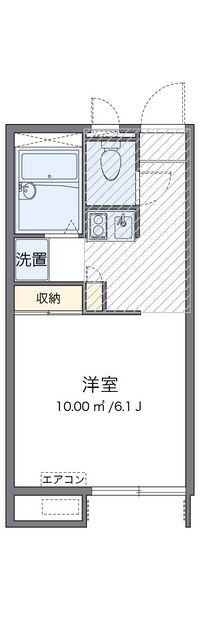 レオパレス東宮館 間取り図