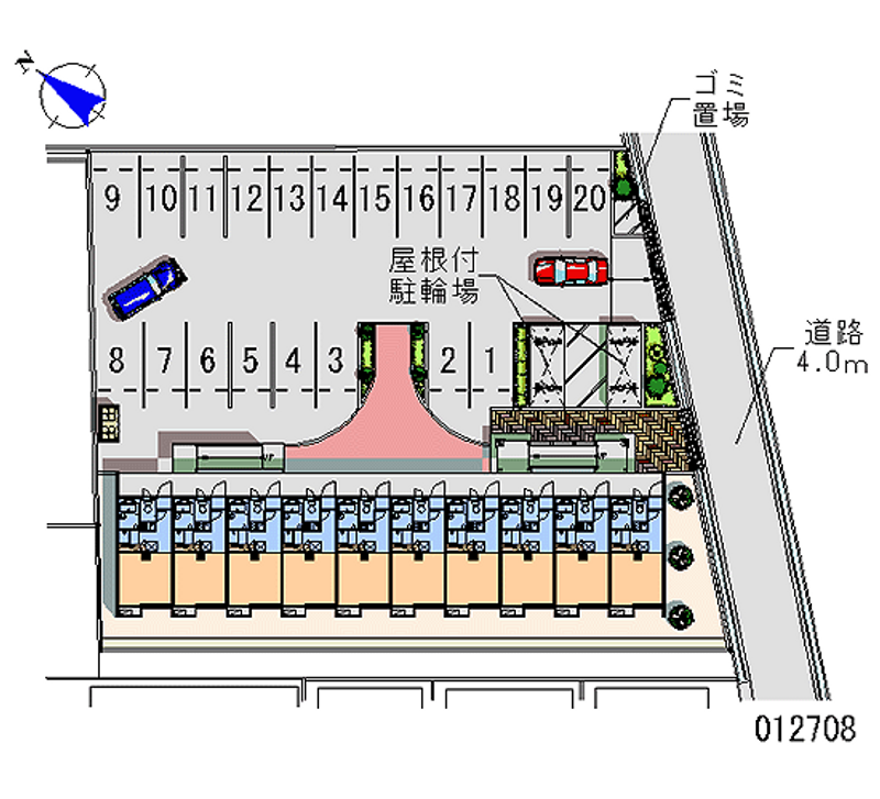 12708 bãi đậu xe hàng tháng