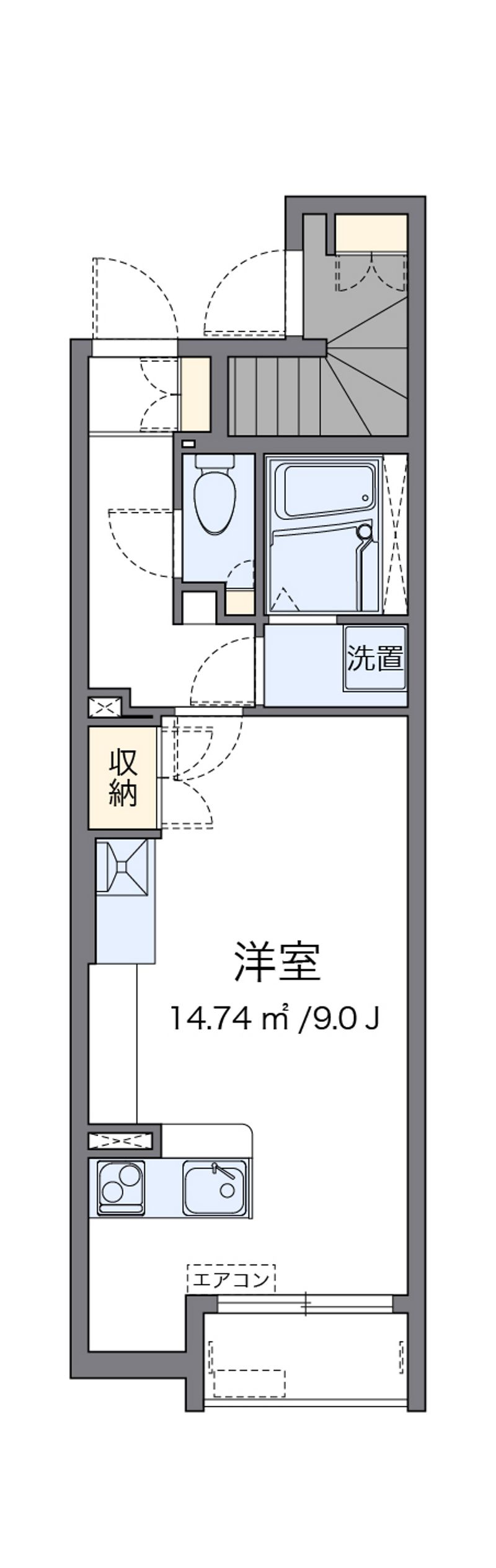 ミランダファルコナーⅡ 間取図
