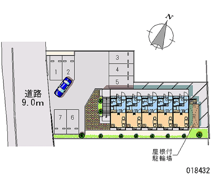 18432月租停车场