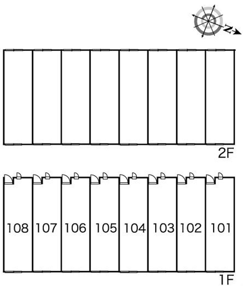レオパレスシュロスベルグ 間取配置図