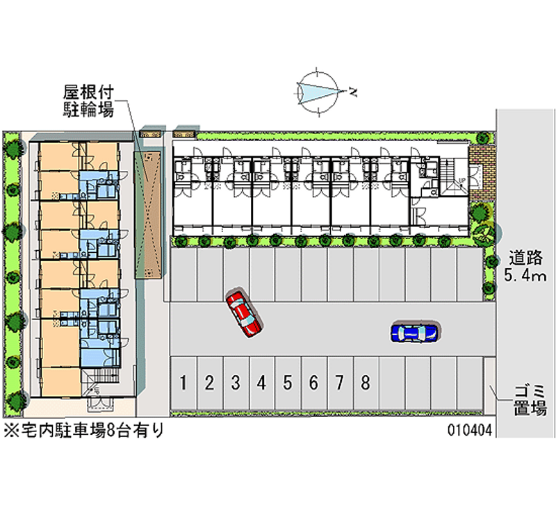 10404 Monthly parking lot