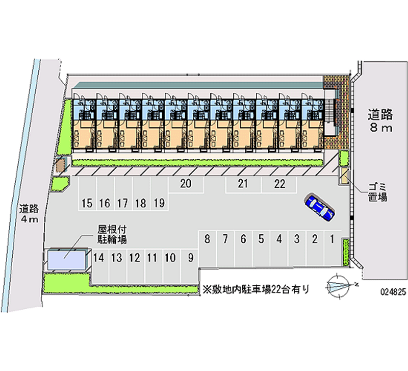 24825 Monthly parking lot