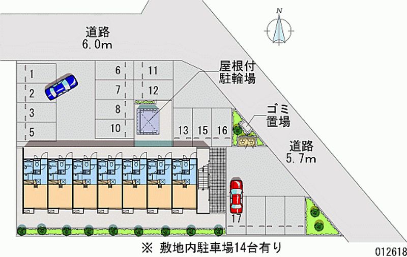 レオパレス大地 月極駐車場