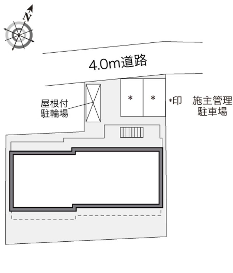 レオパレス東金 配置図