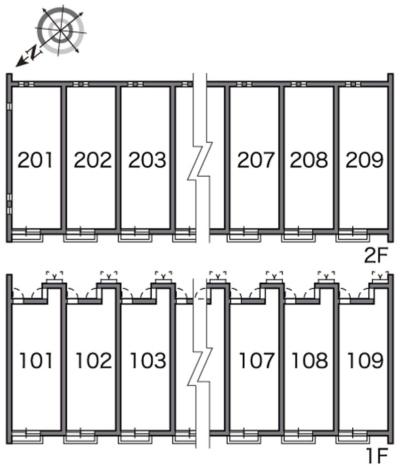 レオネクストボンヌール 間取配置図