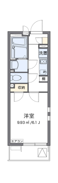 クレイノ彩Ⅴ 間取り図