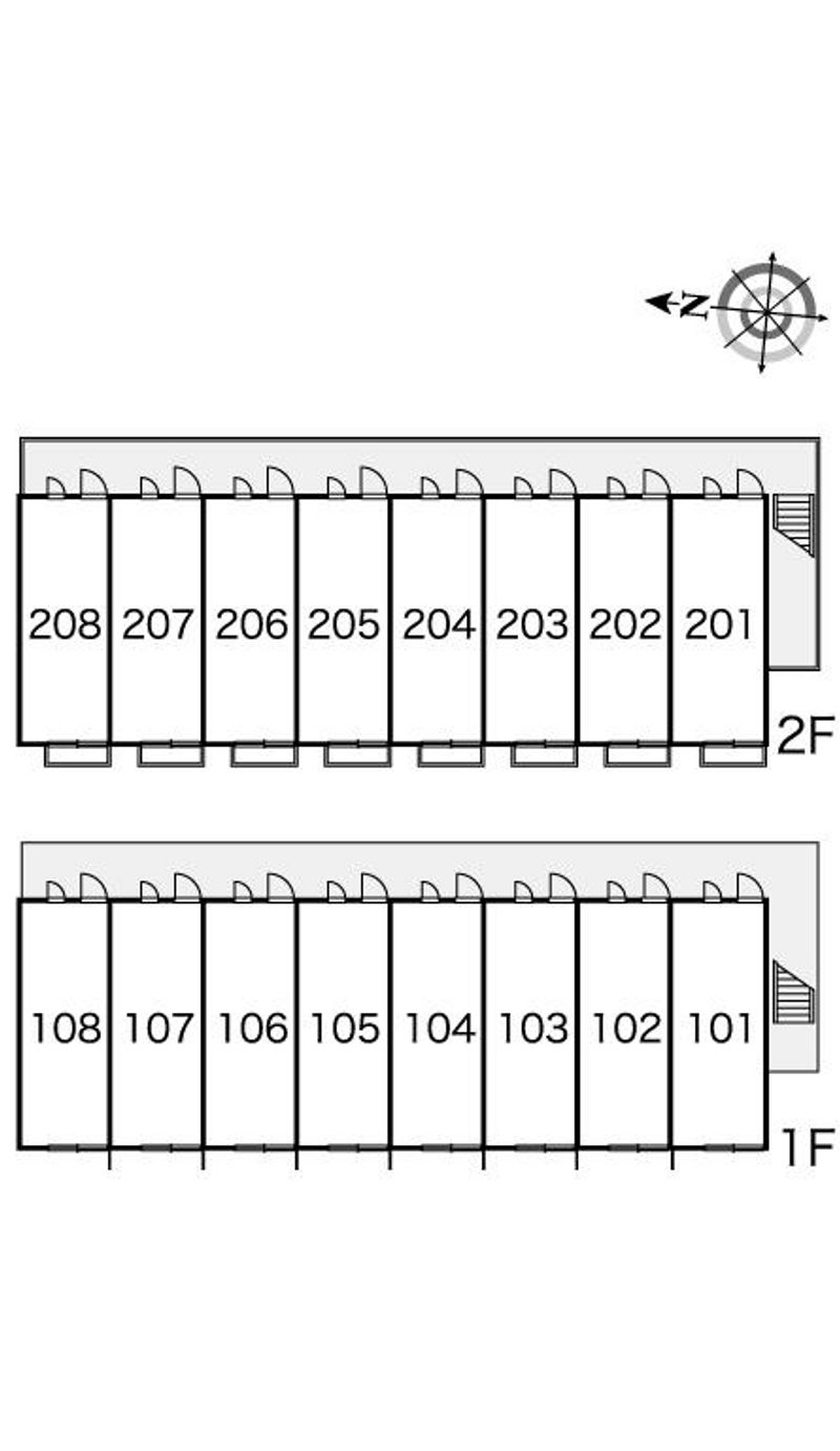 レオパレスラフェスタ 間取り配置図
